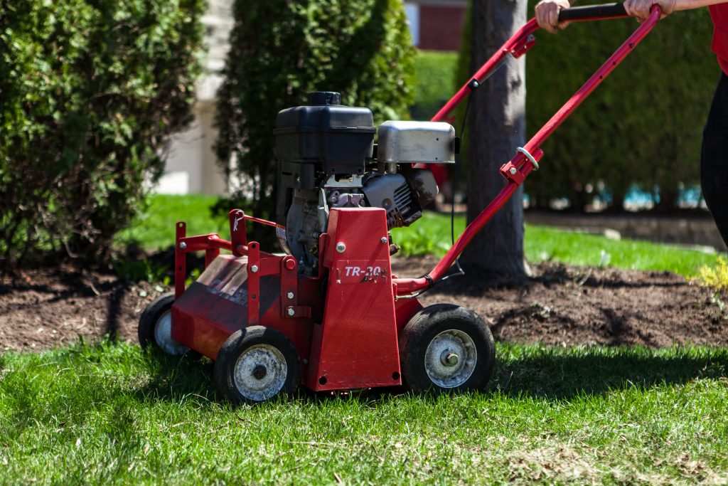 aeration machine for lawn minter